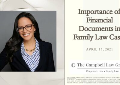 The Importance of Financial Documents in Family Law Cases