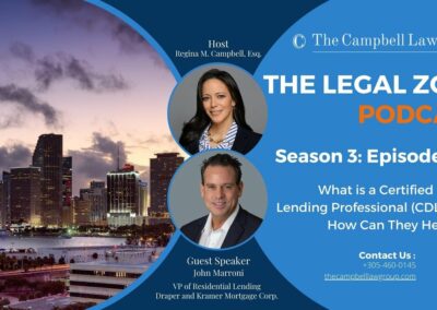 The Legal Zone (S3:E5): What is a Certified Divorce Lending Professional and How Can They Help You?